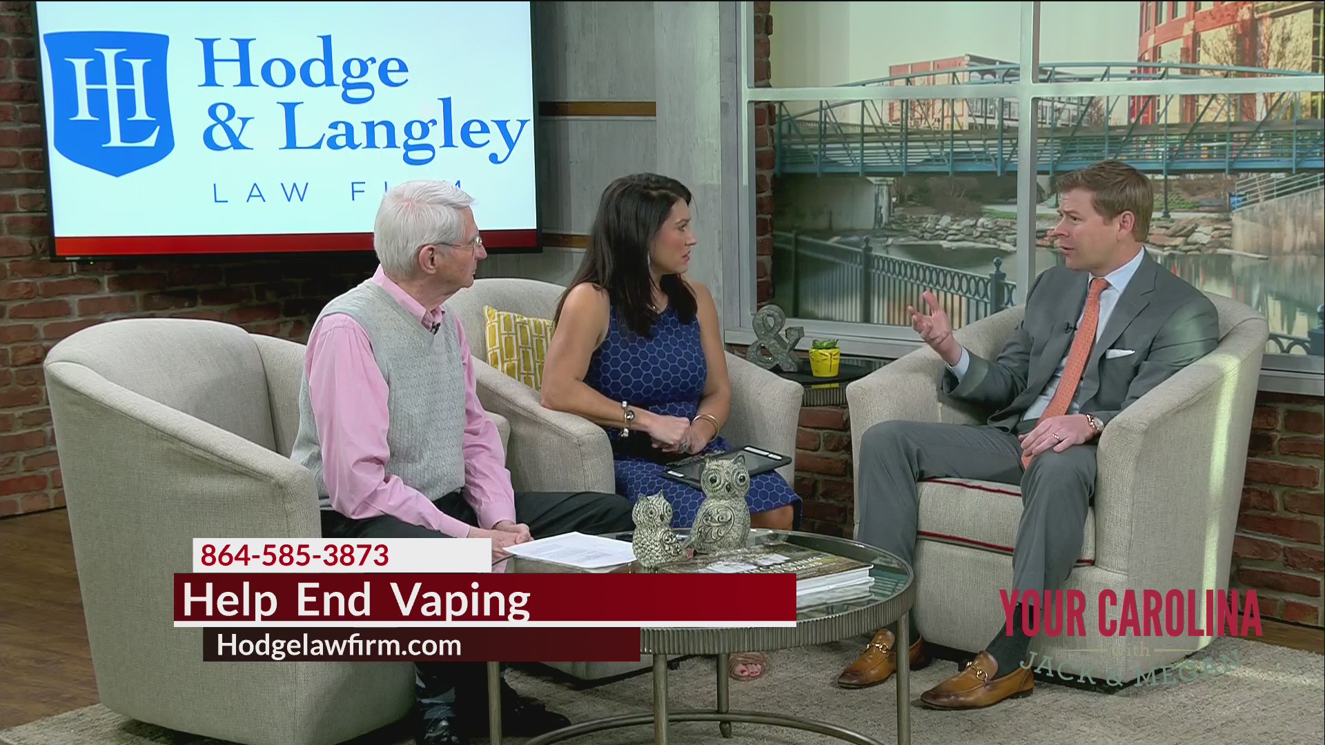 Thumbnail for the video titled "Hodge and Langley - Help End Vaping"