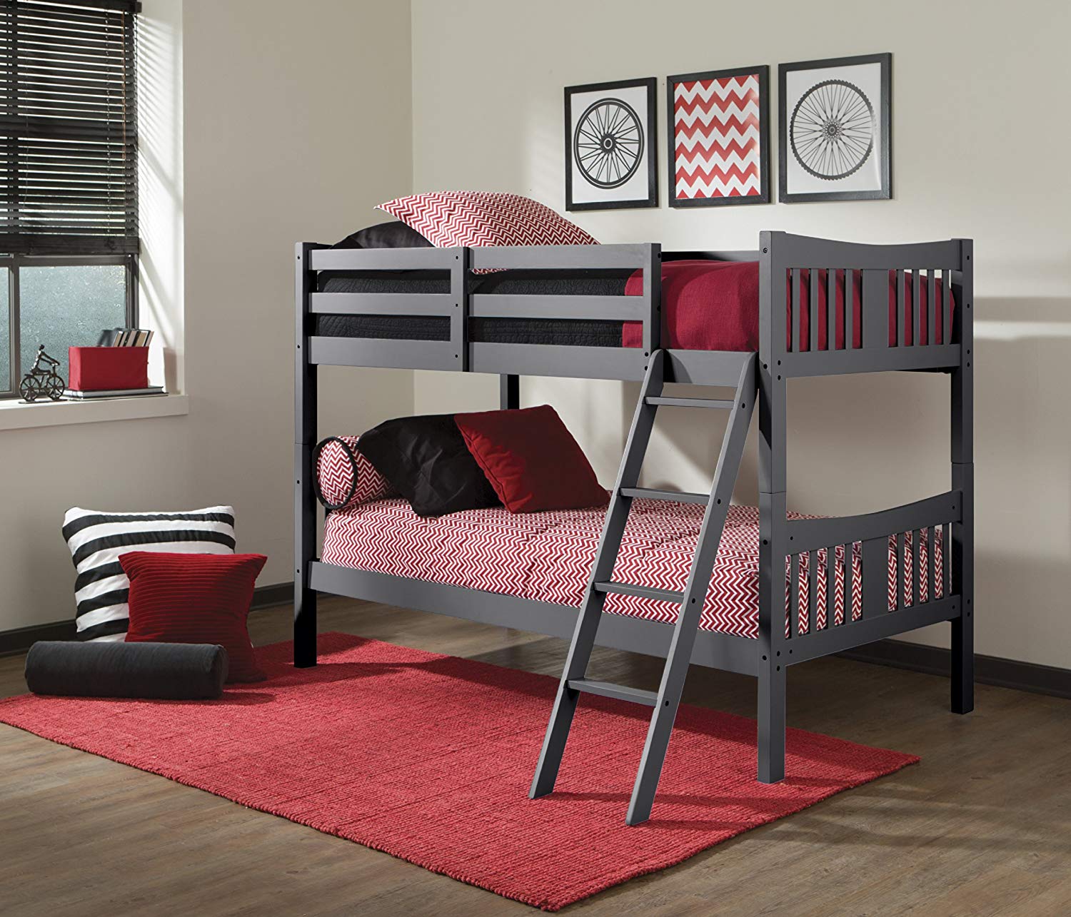 Storkcraft Caribou Solid Hardwood Twin Bunk Bed