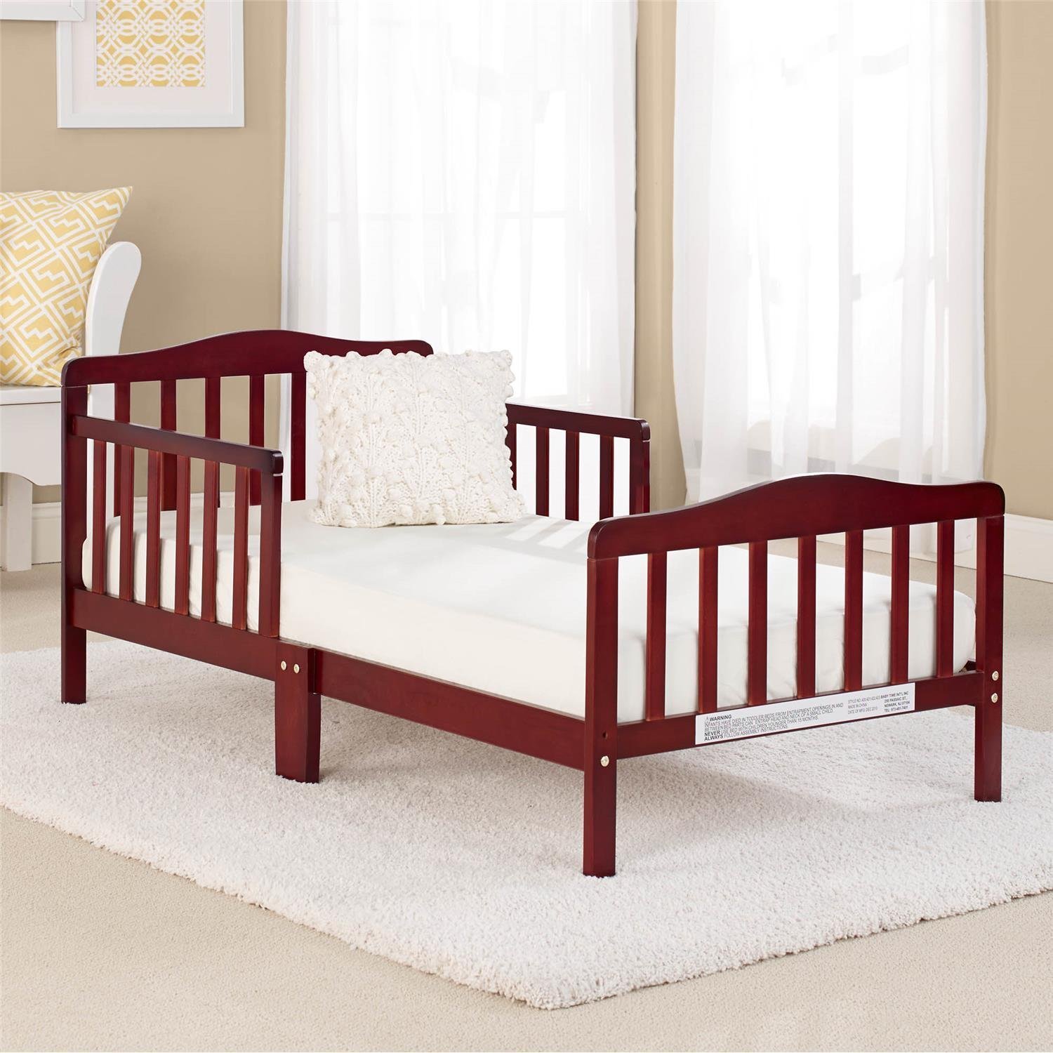 Big Oshi Contemporary Wood Frame Toddler & Kids Bed