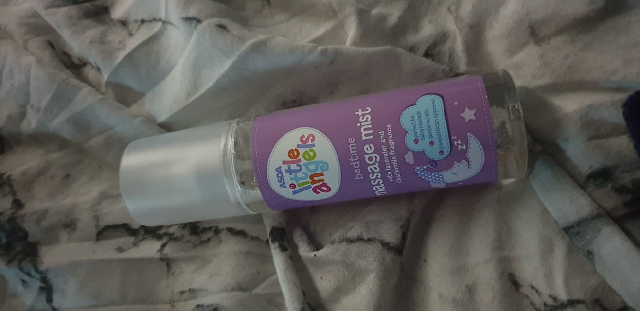 Mums say this massage mist sends kids off to sleep in minutes ASDA Little Angels Bedtime Massage Mist