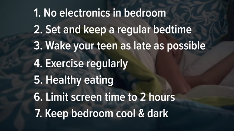 teen sleep tips