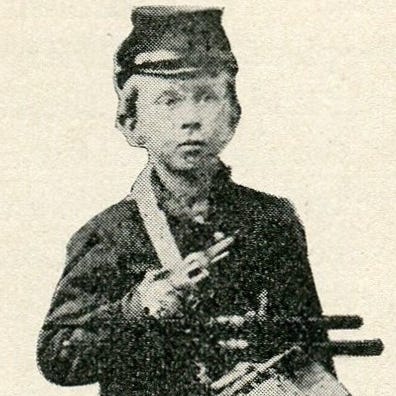 Albert Wright was only nine years old when he became a drummer for the Union during the Civil War.