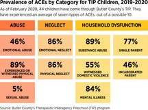 Prevalence of ACEs in TIP