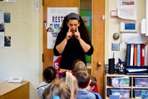 Andrea Jackson in Classroom B