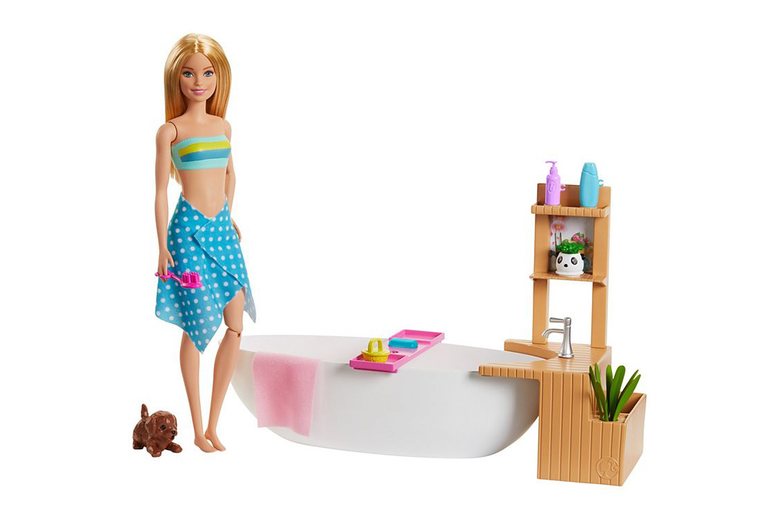 Barbie Fizzy Bath Doll &amp; Playset