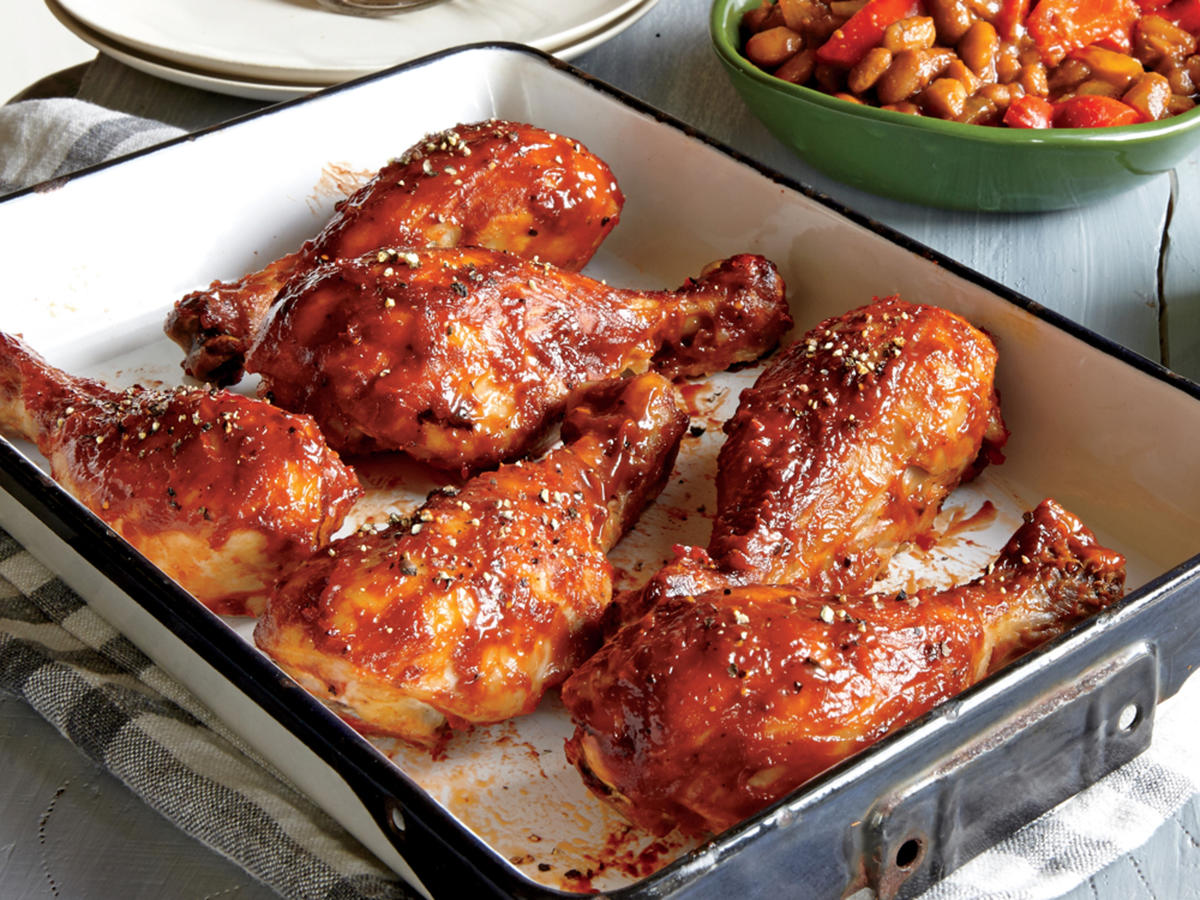 Roasted BBQ Drumsticks