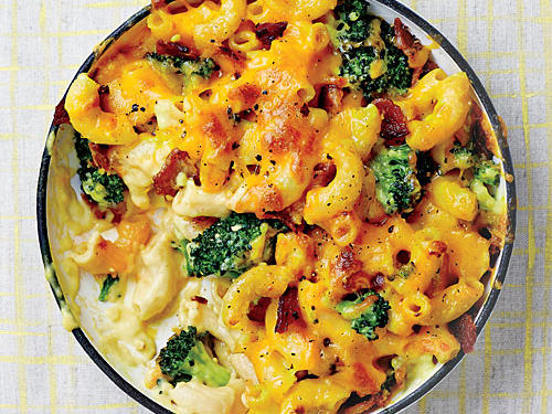 Chicken-Broccoli Mac and Cheese with Bacon Cooking Light Diet