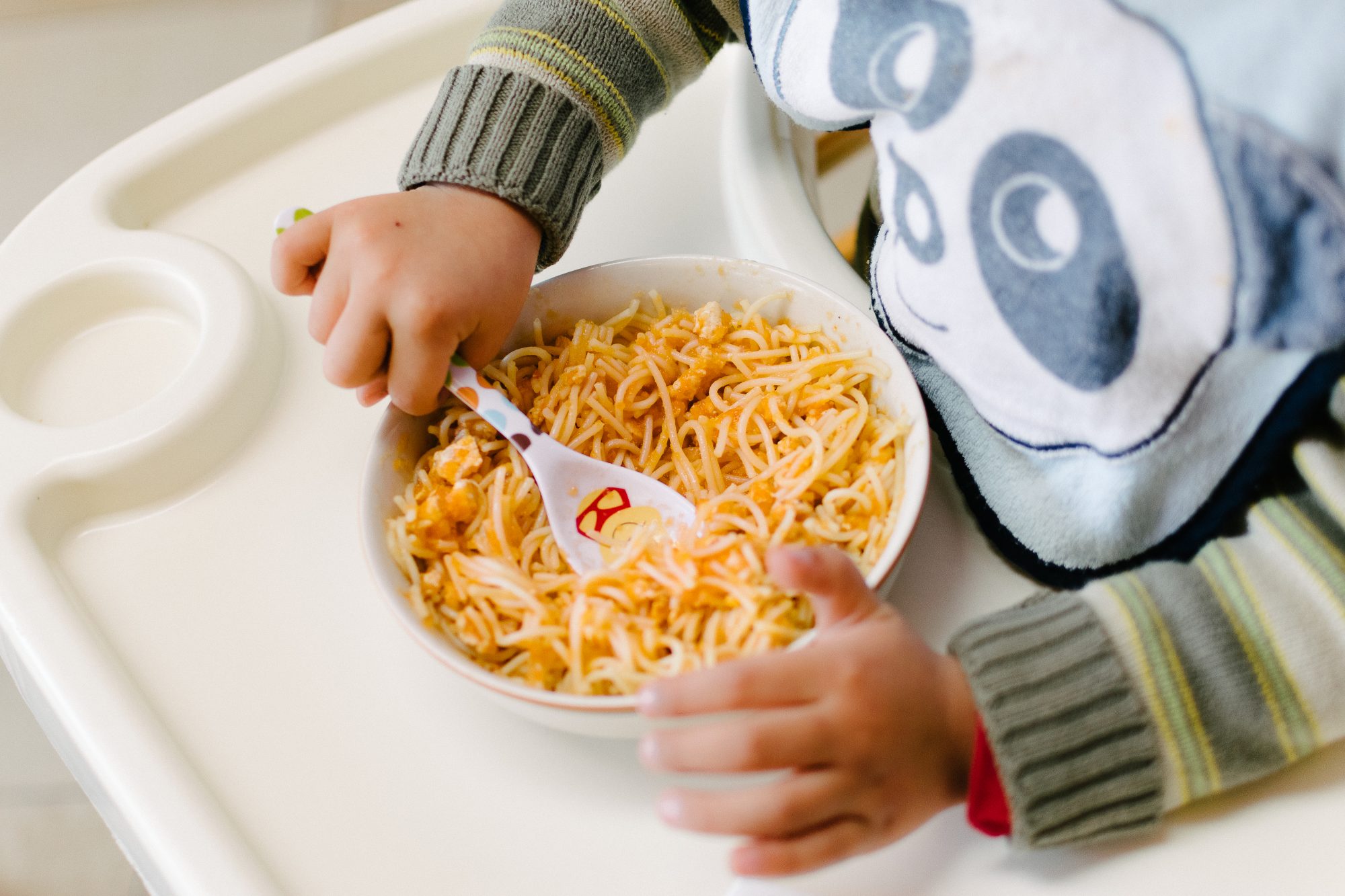 child eating