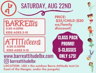 Fitness Fun for Kids from Barre Attitude