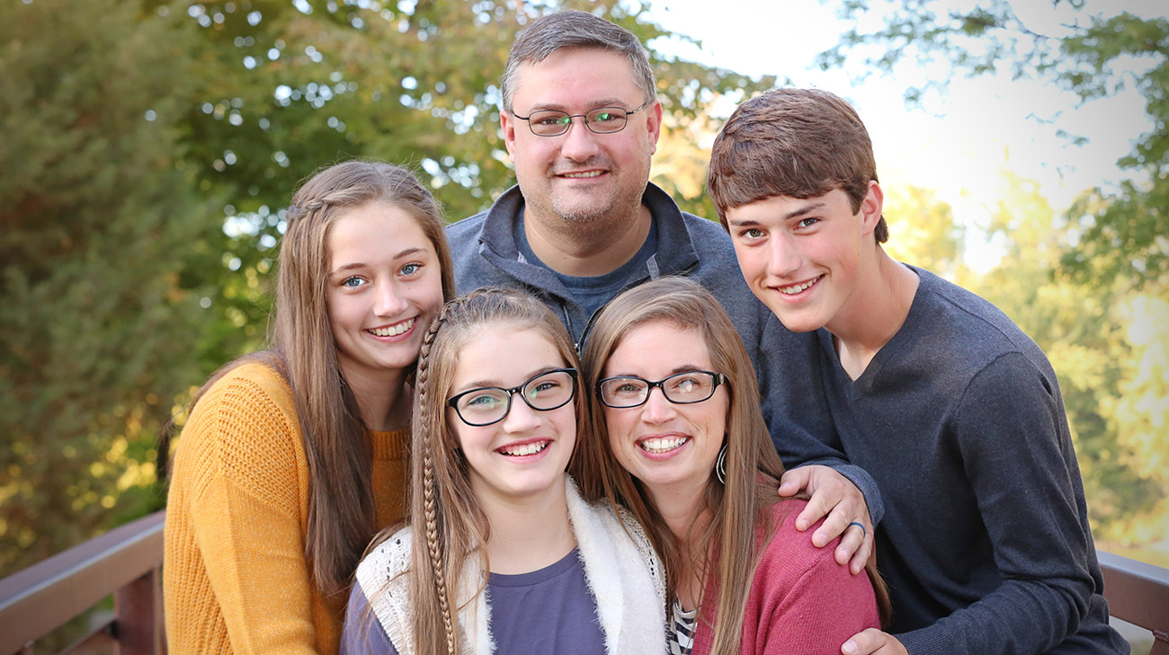 Riley Garretson and her family.