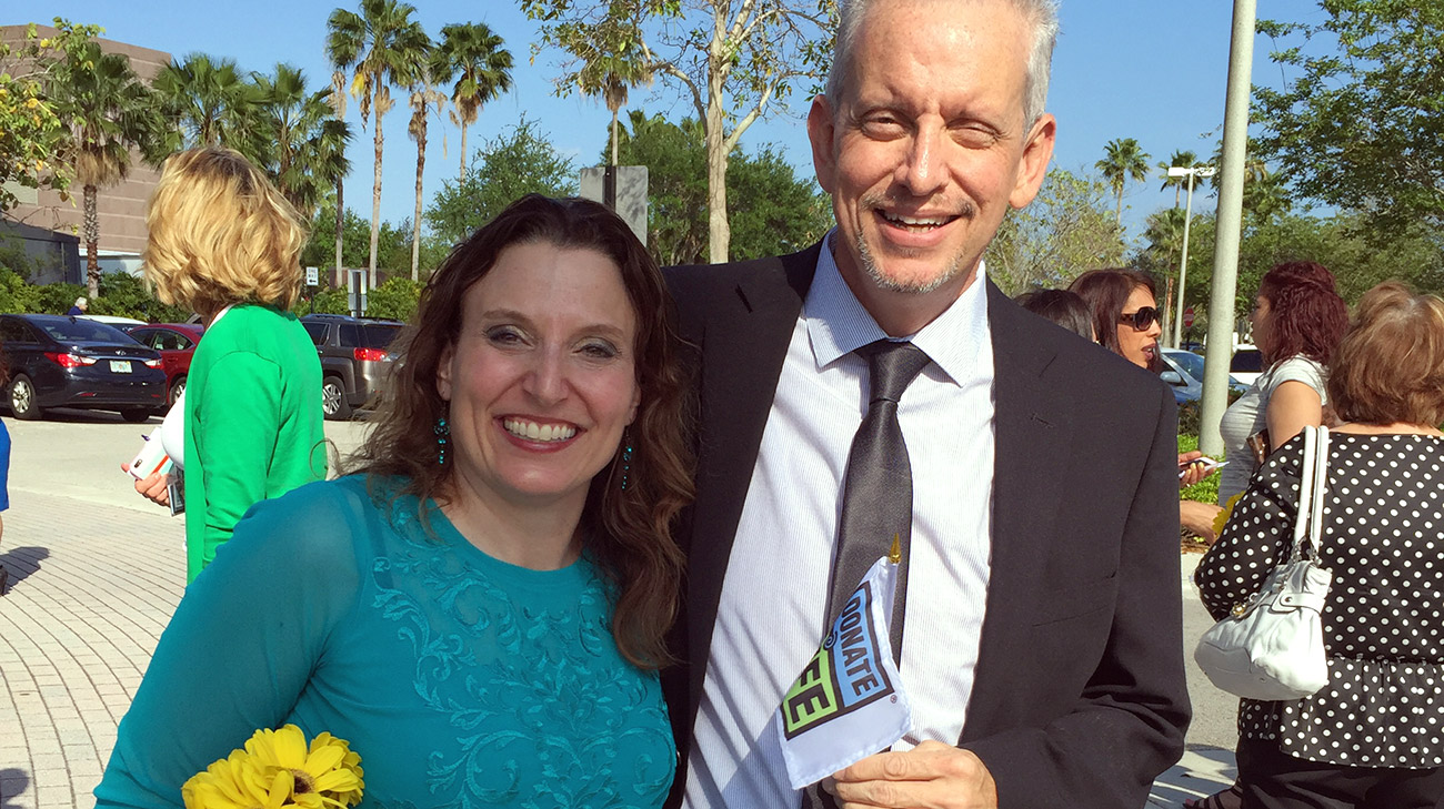 Heather Sherman and Jeff West at Cleveland Clinic Florida