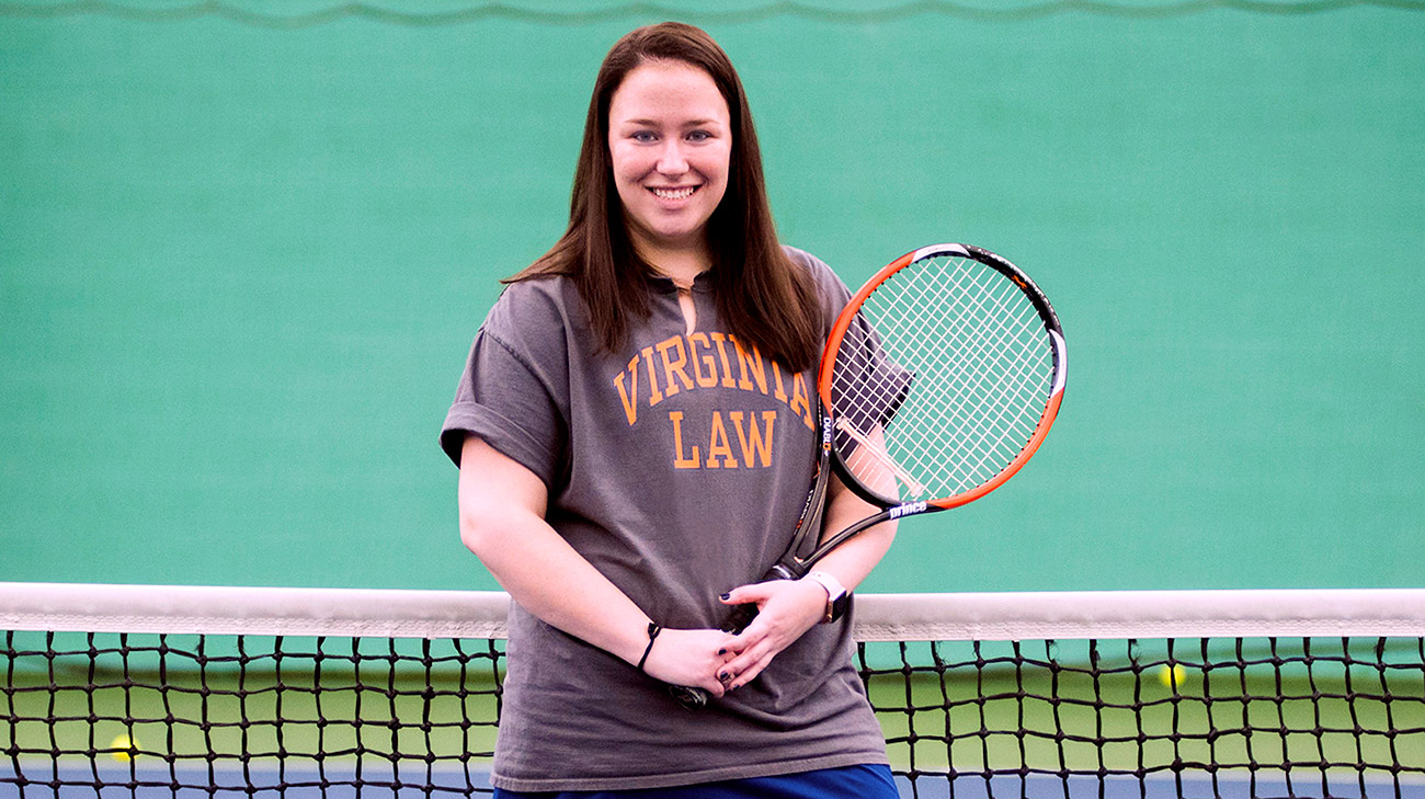 Lauren Lipsyc playing tennis