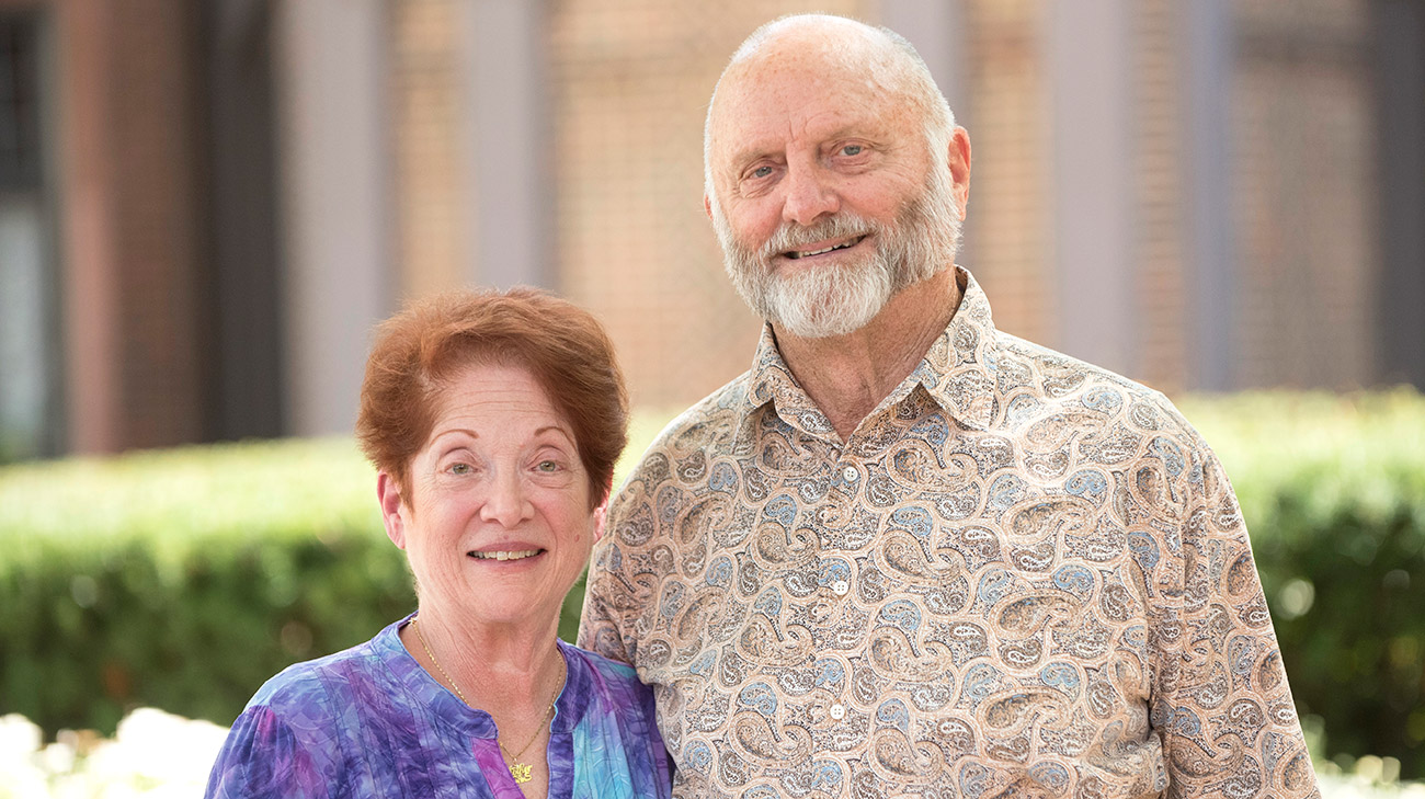 After 34 years of marriage, Peggy’s husband, David, continues to be one of her strongest supports.