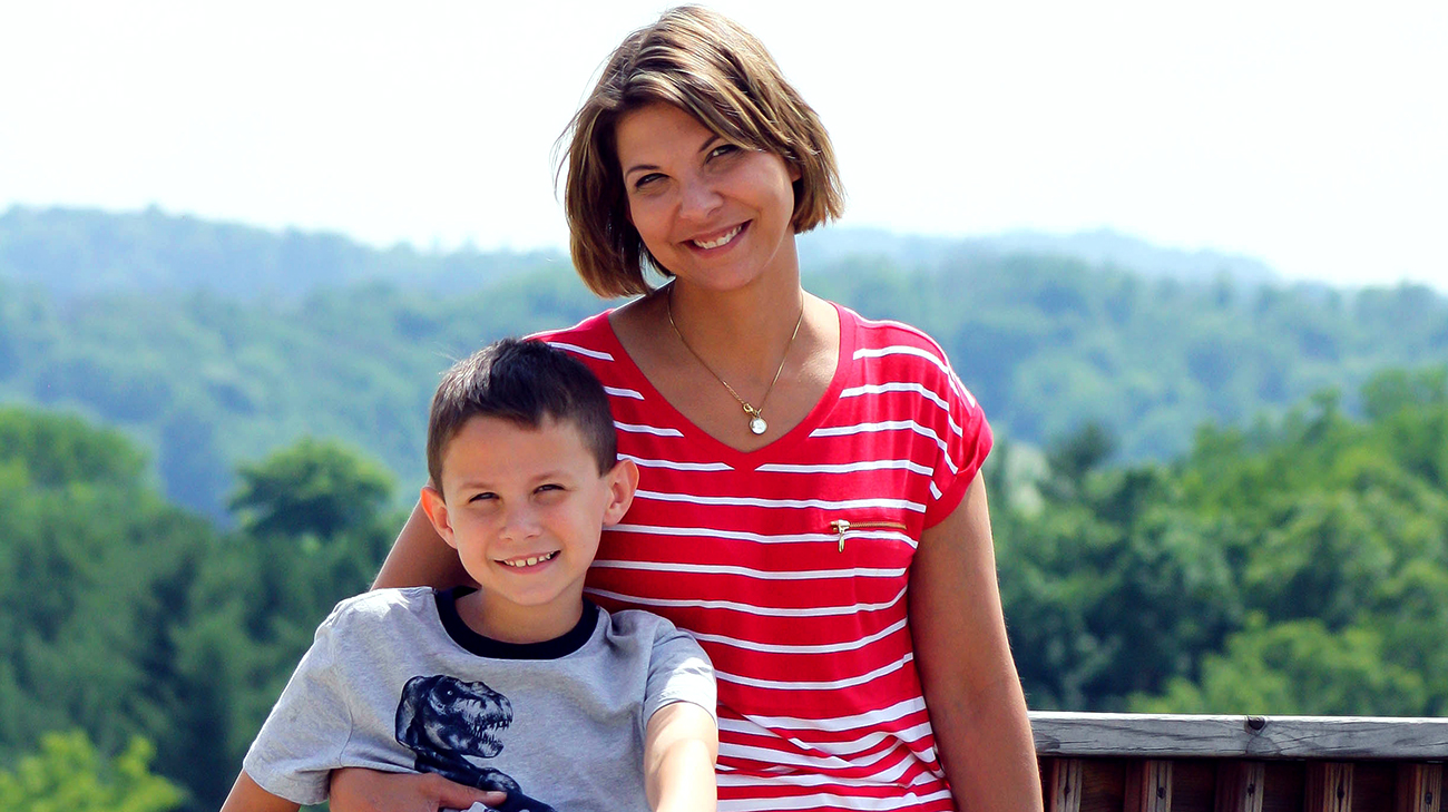 Stephen and his mom, Nicole.