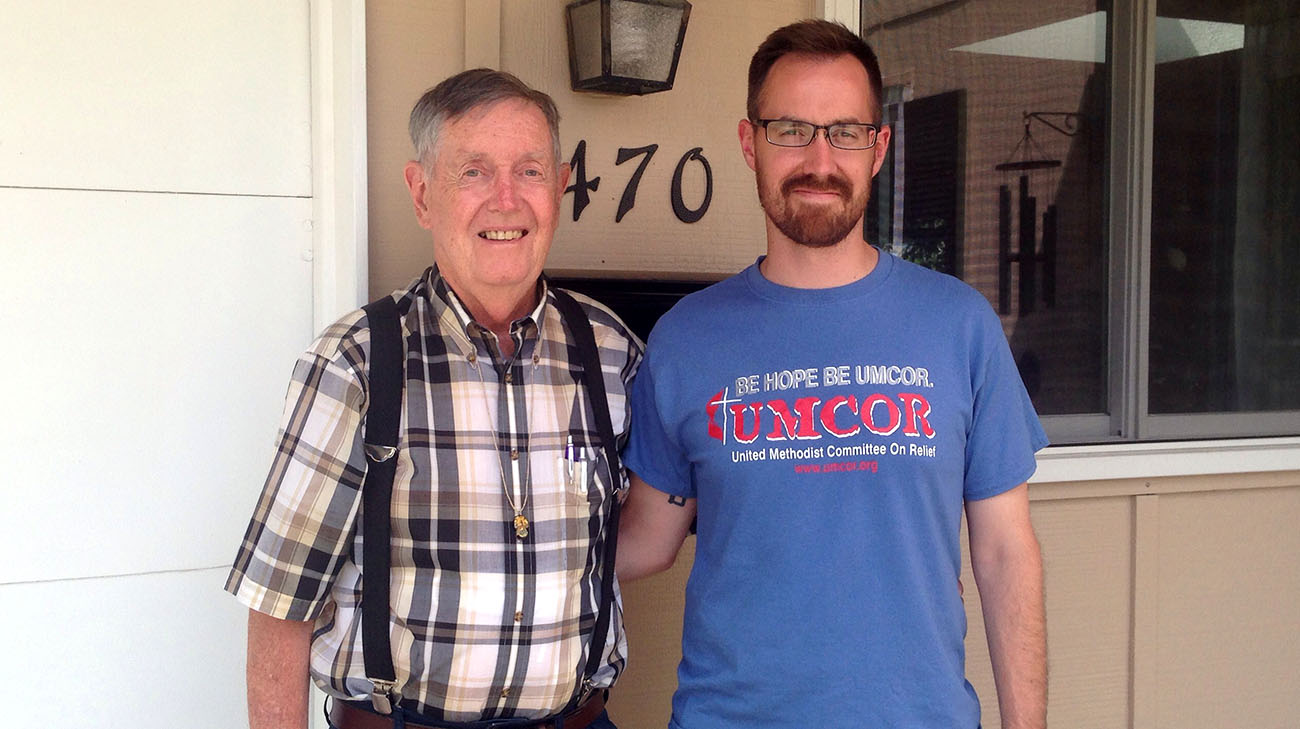 John Howe with his son, Nathan Howe. (Courtesy: Nathan Howe)