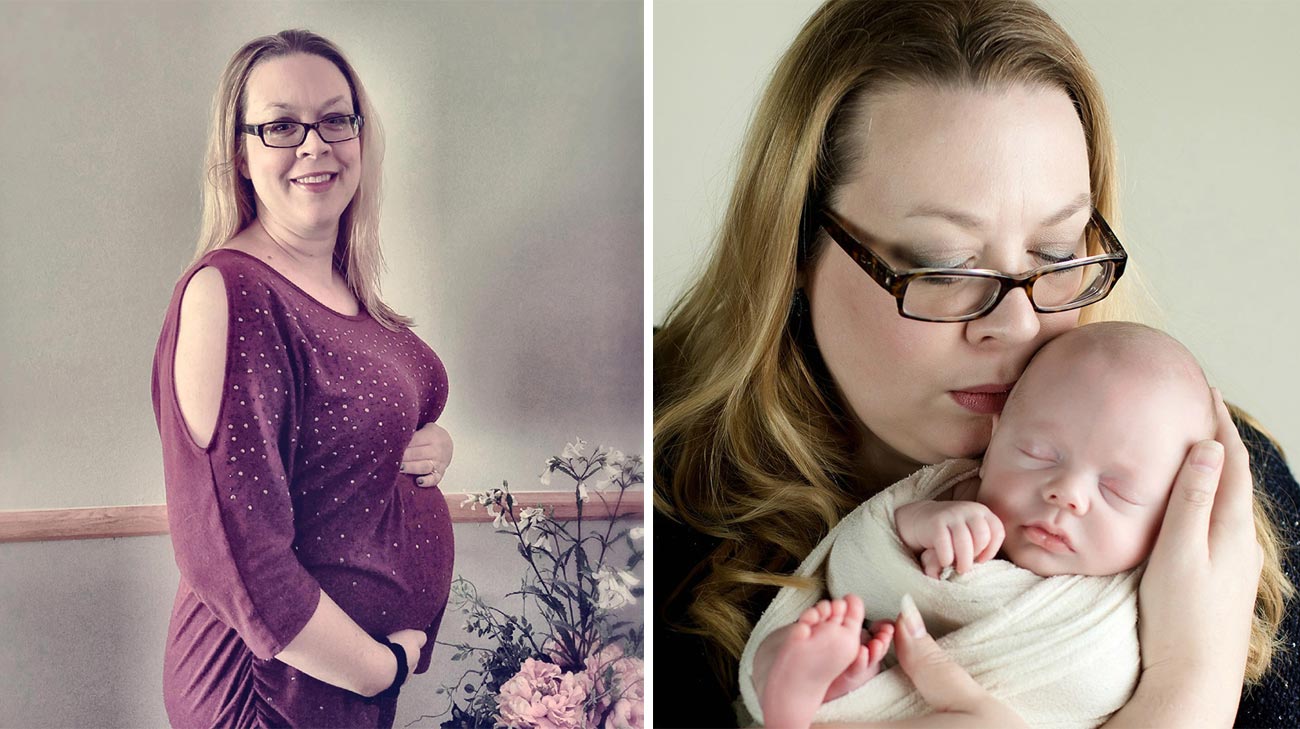 During the third trimester of Jennifer's pregnancy, Cleveland Clinic doctors discovered she had a rare condition called arteriovenous malformation. (Courtesy: Jennifer Chase/Ashly Collins Photography)