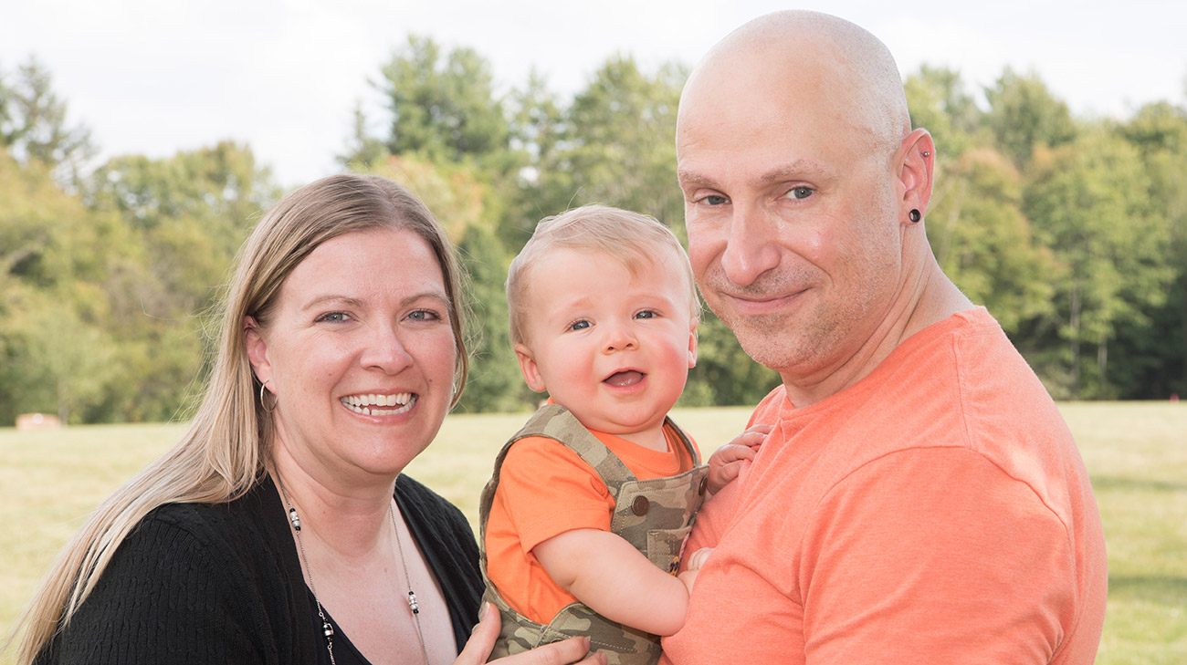 The Bacho Family (Left to Right: Robin, Edddie and Ed)