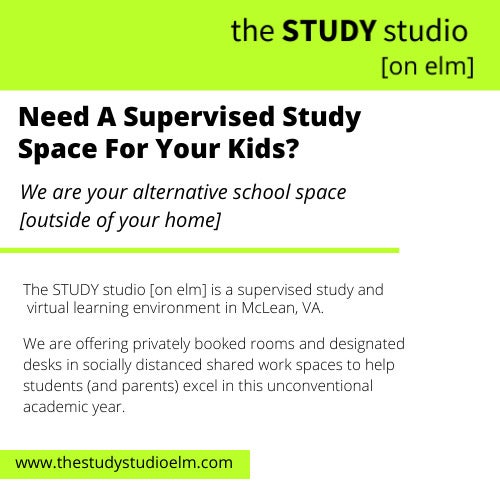 Supervised Virtual Learning Study Space Opening! Inquire Now