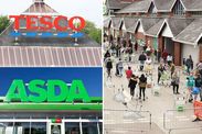 tesco asda sainsburys morrisons queues shopping rules coronavirus news